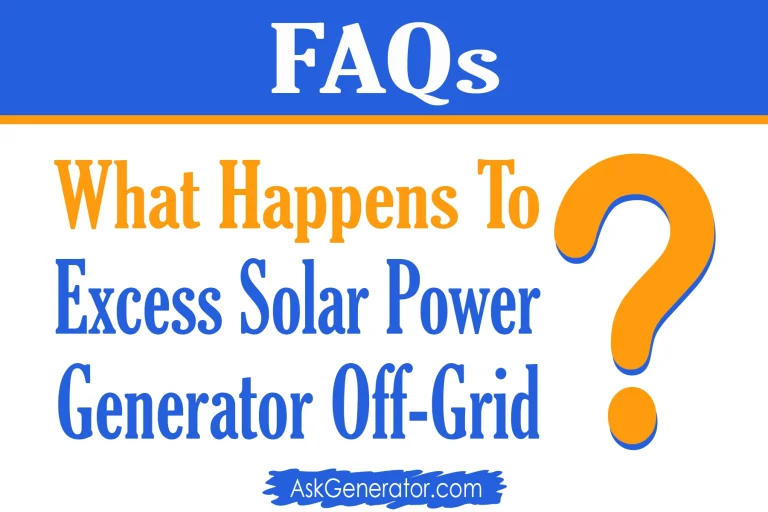 What Happens to Excess Solar Power Generated Off-Grid In 2024?